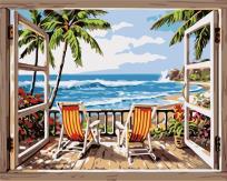 Opakowanie Malowanie po numerach - Hotel nad morzem 40x50cm