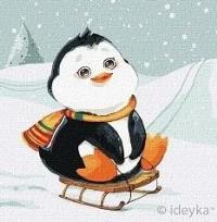 Opakowanie Malowanie po numerach - Jazda zimowa 25x25cm