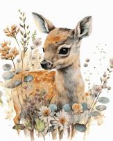 Opakowanie Malowanie po numerach - Jeleń plamisty 40x50 cm