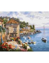 Opakowanie Malowanie po numerach - Jezioro Como 40x50