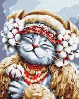 Opakowanie Malowanie po numerach - Kocia zima 40x50cm