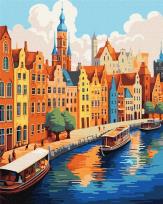 Opakowanie Malowanie po numerach - Kolorowe miasto 40x50cm