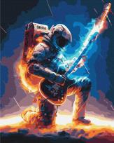 Opakowanie Malowanie po numerach Kosmiczny muzyk