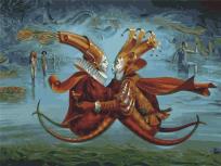 Opakowanie Malowanie po numerach - Król i Królowa 30x40cm