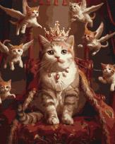 Opakowanie Malowanie po numerach - Królewski kot 40x50cm