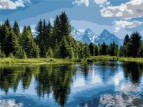 Opakowanie Malowanie po numerach - Krystaliczna woda 40x50cm