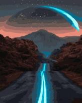 Opakowanie Malowanie po numerach - Księżycowa droga 40x50 cm