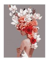 Opakowanie Malowanie po numerach - Kwiatowa tiara 40x50cm