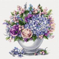 Opakowanie Malowanie po numerach - Kwiatowy mix 3030cm