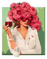 Opakowanie Malowanie po numerach - Kwitnący nastrój 40x50cm