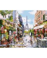 Opakowanie Malowanie po numerach - Kwitnący Paryż 40x50cm