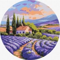 Opakowanie Malowanie po numerach - Lawenda 26cm
