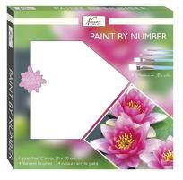 Opakowanie Malowanie po numerach - Lilia wodna 20x20cm