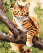 Opakowanie Malowanie po numerach - Łowca na drzewie 40x50cm