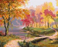 Opakowanie Malowanie po numerach - Magiczna jesień 40x50