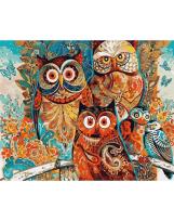 Opakowanie Malowanie po numerach - Magiczne sowy 40x50cm
