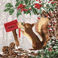 Opakowanie Malowanie po numerach - Mała wiewióreczka 40x40cm