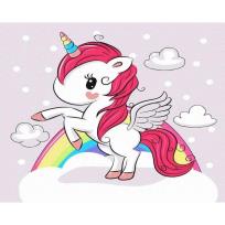 Opakowanie Malowanie po numerach - Mały jednorożec 40x50cm