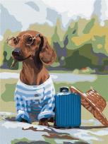 Opakowanie Malowanie po numerach - Mały podróżnik 30x40