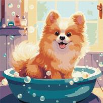 Opakowanie Malowanie po numerach - Mały puszysty 40x50cm