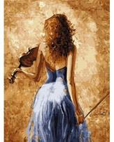 Opakowanie Malowanie po numerach - Mistrzyni skrzypiec 40x50