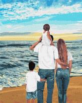 Opakowanie Malowanie po numerach - Moja rodzina 40x50