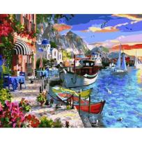 Opakowanie Malowanie po numerach - Molo miejskie 40x50