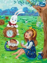 Opakowanie Malowanie po numerach-Motyle piją herbatę 30x40