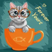 Opakowanie Malowanie po numerach - Na zawsze Twój 40x40cm