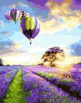 Opakowanie Malowanie po numerach - Nad polem lawendy 40x50cm