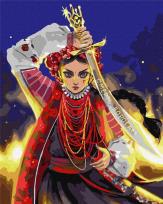 Opakowanie Malowanie po numerach - Niezłomna w duchu 40x50cm