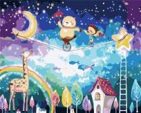 Opakowanie Malowanie po numerach - Nocni akrobaci 40x50cm