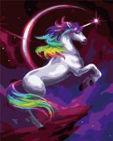 Opakowanie Malowanie po numerach - Nocny jednorożec 40x50cm