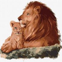 Opakowanie Malowanie po numerach - Obok taty 40x40