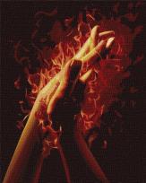 Opakowanie Malowanie po numerach - Ogień między nami 2 40x50