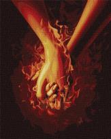 Opakowanie Malowanie po numerach - Ogień między nami 3 40x50