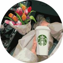 Opakowanie Malowanie po numerach okrągłe - Akcesoria podróżne