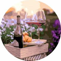 Opakowanie Malowanie po numerach okrągłe - Romans w lawendzie