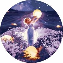 Opakowanie Malowanie po numerach okrągłe - W Alei Gwiazd 40cm