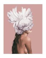 Opakowanie Malowanie po numerach - Ona jest kwiatem 40x50cm