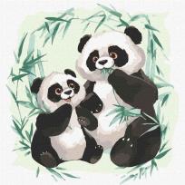 Opakowanie Malowanie po numerach - Pandeczka i mama 30x30