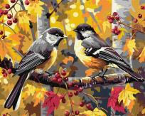 Opakowanie Malowanie po numerach - Para niebieskich ptaków