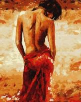 Opakowanie Malowanie po numerach - Piękna dziewczyna 40x50cm