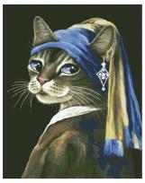 Opakowanie Malowanie po numerach - Piękny kot 40x50cm