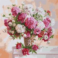 Opakowanie Malowanie po numerach - Piwonie 50x50cm