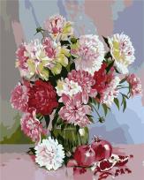 Opakowanie Malowanie po numerach - Piwonie z granatem 40x50cm