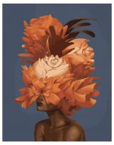 Opakowanie Malowanie po numerach - Płonący kwiat 40x50cm