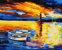 Opakowanie Malowanie po numerach - Pomarańczowy spokój 40x50