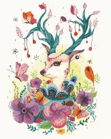 Opakowanie Malowanie po numerach - Przepiękna łania 40x50cm