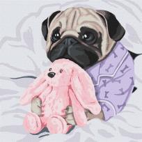 Opakowanie Malowanie po numerach - Przyjaciel 30x30cm